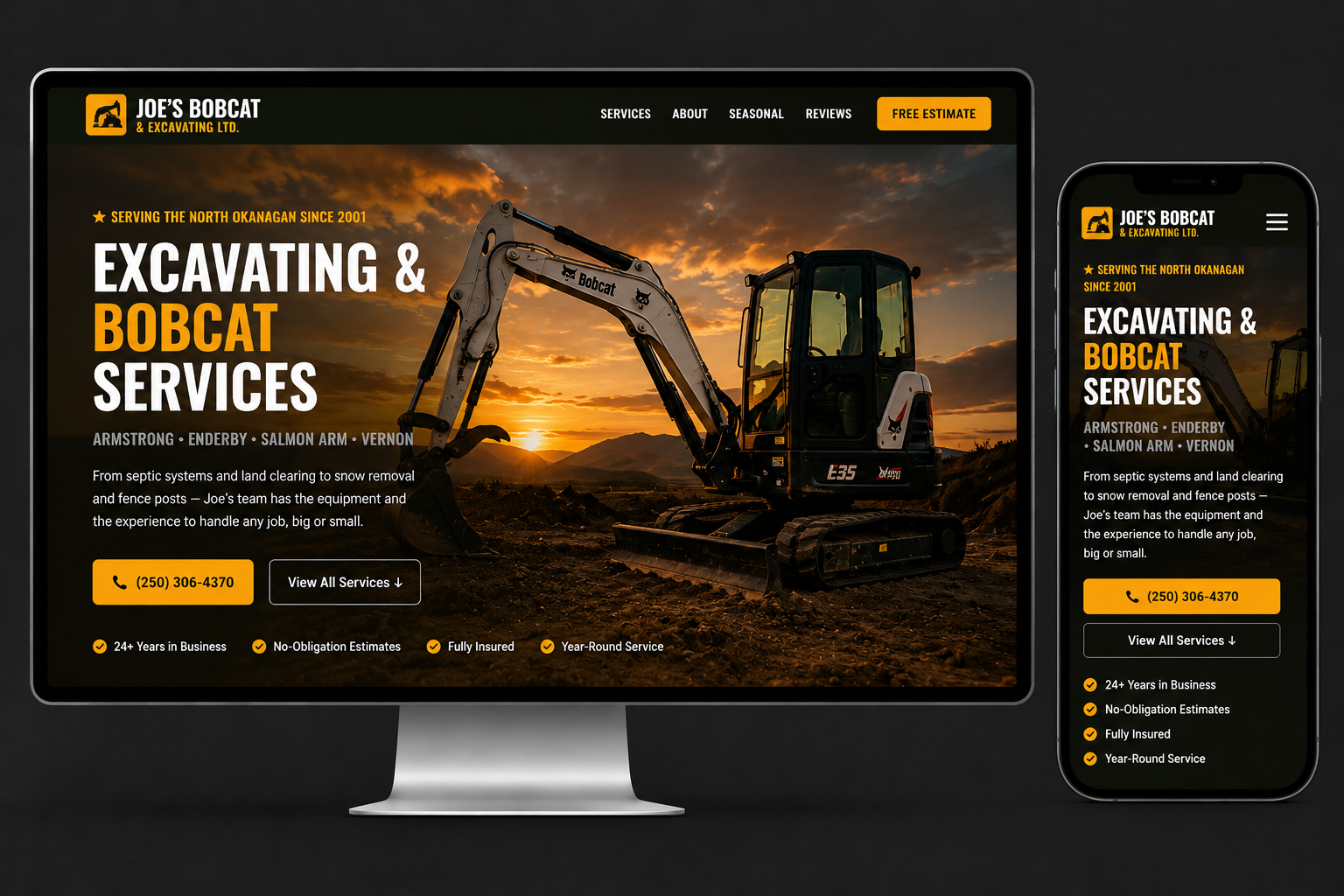 Peach and Pixel featured website and ad creative thumbnail set two